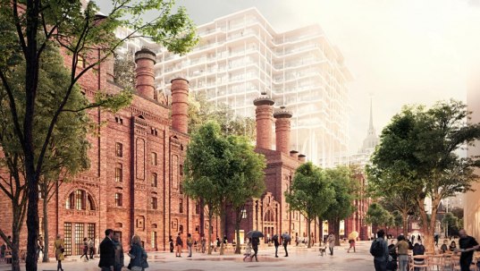 Завершена реставрация одного из наиболее сложных участков фасада исторических корпусов «Бадаевского»