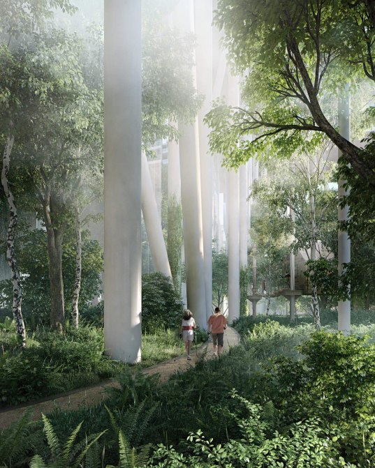 35-метровые колонны на «Бадаевском» – для прочности и красоты, изобретено российскими учеными